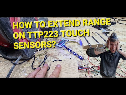 How to extend touch range on TTP223 touch sensors. My new project. Quick tip how to! Do it yourself