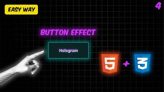 CREATE a HOLOGRAM Effect Button in Minutes with HTML and CSS