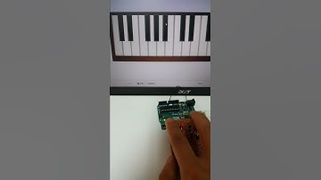 Piano demo : connect Greenfoot and Arduino