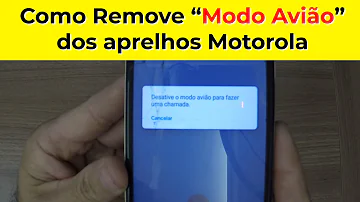 Como desativar o modo avião para fazer ligação?