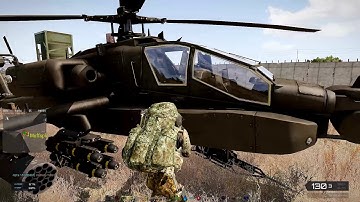 Quick Start for the AH-64 Apache longbow oif grey on Arma 3