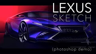 The Car Sketch [episode 25] Lexus SC400