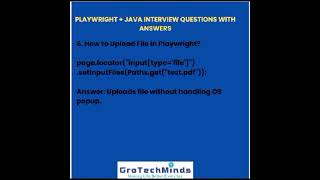 Top 10 Playwright + Java Interview Questions for Automation Testing