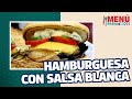 Hamburguesa con Salsa Blanca