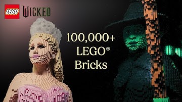 LEGO® Wicked: Elphaba and Glinda BIG BUILDS! 🩷💚