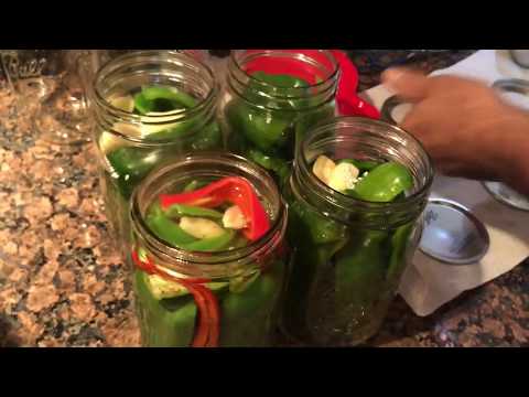 How to Can Vinegar Peppers - vinegar pepper canning recipe