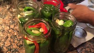 How to Can Vinegar Peppers  vinegar pepper canning recipe