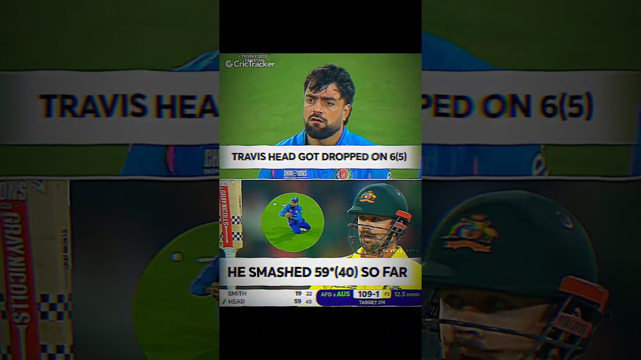 You Can't Just Drop Travis Head Catch 🥶