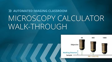 Microscopy Calculator Walk-Through