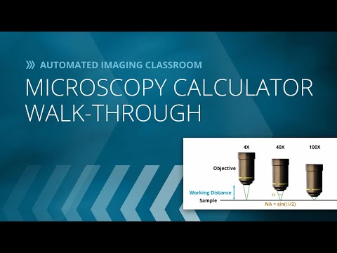 Microscopy Calculator Walk-Through
