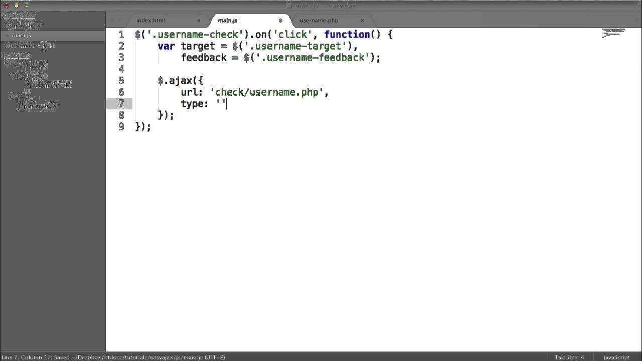 Easy AJAX With jQuery - YouTube