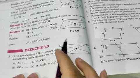 Understanding Quadrilateral Ex 3.3 Chapter- 3 || Class 8th Maths New Book  || New Edition 2023