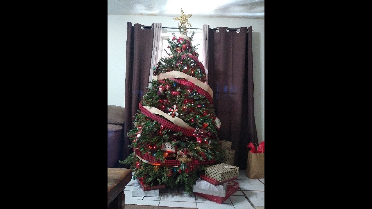 URATOT Red and Black Plaid Burlap Ribbon Christmas Wired Ribbon Wrapping Ribbon for Christmas Review