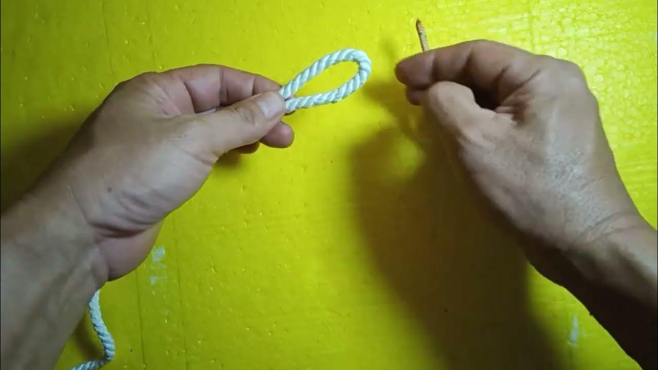 Cara membuat simpul Mati - YouTube