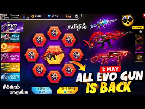 NEXT EVO VAULT EVENT FREE FIRE IN TAMIL 