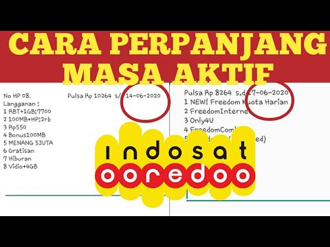 INDOSAT TUKAR PULSA DENGAN MASA AKTIF.. 