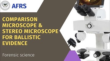 COMPARISON MICROSCOPE & STEREO MICROSCOPE FOR BALLISTIC EVIDENCE ANALYSIS||Forensic Ballistic||