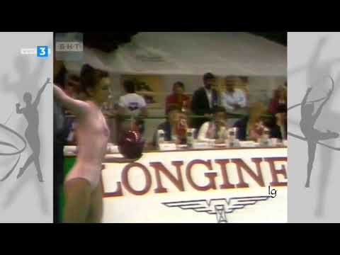 Tatyana Druchinina Ball Final European RG Championships Florence 1986