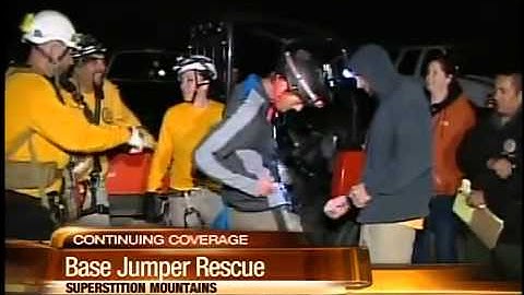BASE jumper rescued off mountain grateful to volunteers