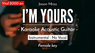 I am Yours (Karaoke Acoustic) - Jason Mraz (Slow Version) Resimi
