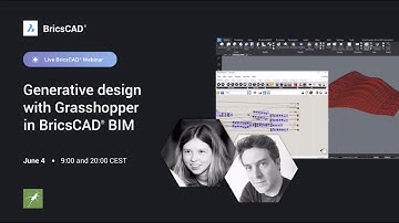 Generative design with Grasshopper in BricsCAD BIM l BricsCAD Webinar