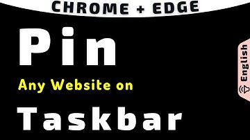 Pin a Website Link on Windows Taskbar