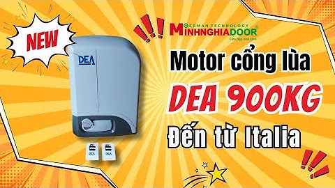 ✨ Motor cổng lùa Dea - Giải pháp đỉnh cao cho cổng lùa và giếng trời tự động ✨