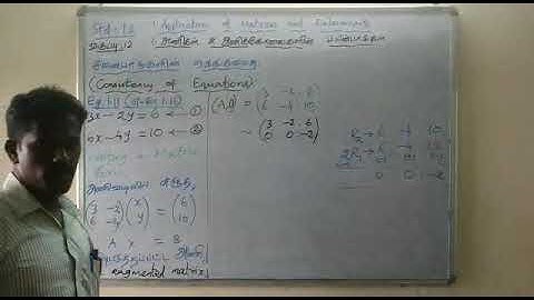12th Std Business Maths Chapter 1 - Eg 1.11 & 1.12