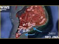 Battle of iwo jima in 1 minute using google earth