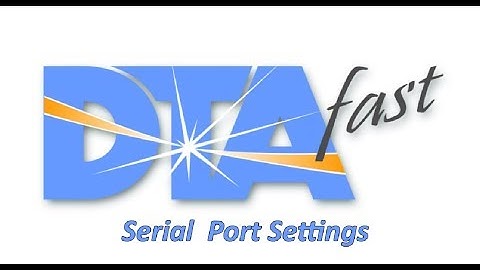 Serial Port Setup