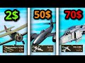 2$ vs 50$ vs 70$ PREMIUM PLANE (which is the best? From low tier to Top tier)