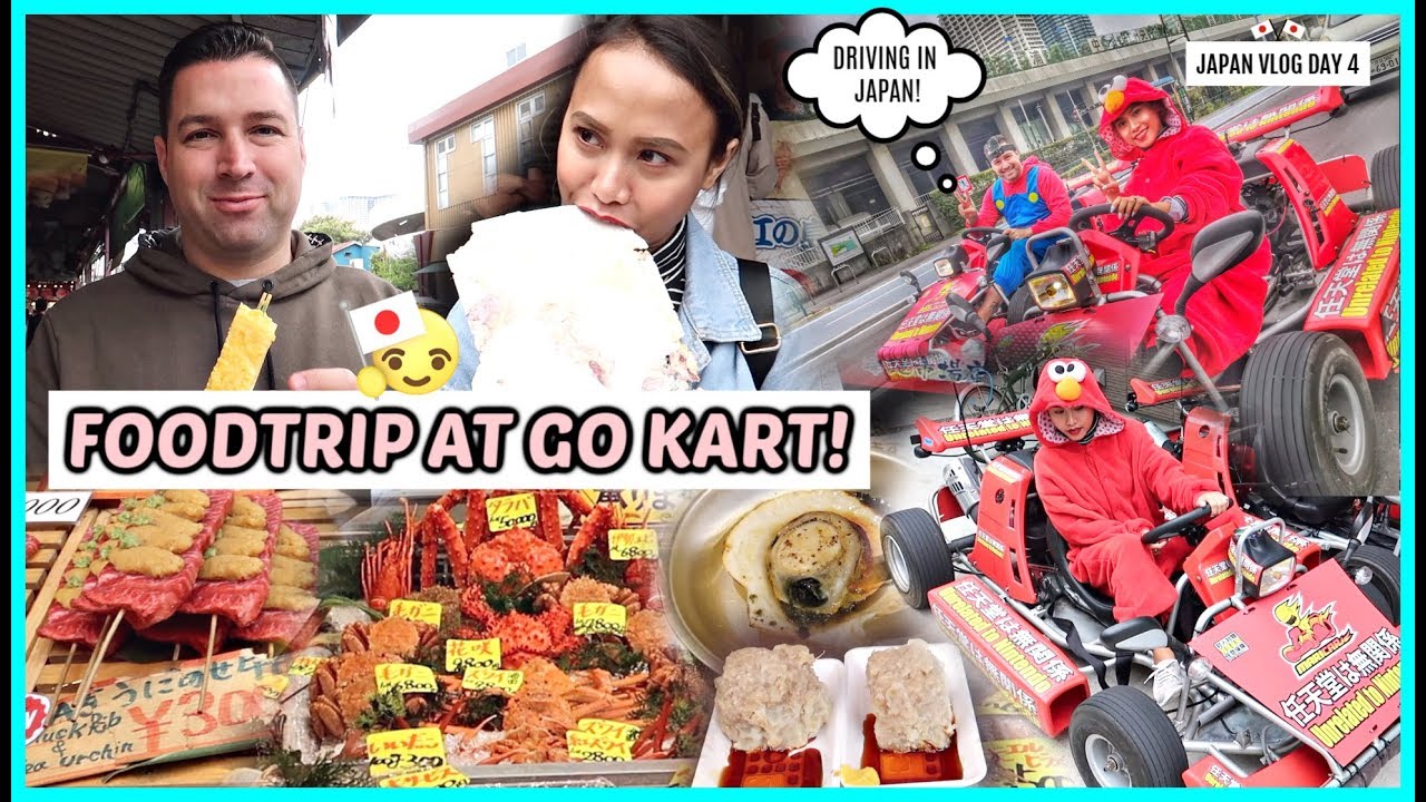 MGA KAKAIBANG PAGKAIN SA JAPAN! MASARAP BA? SOBRANG SAYANG GO KART! ❤️ JAPAN VLOG DAY 4 | rhazevlogs