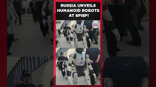WATCH | FORWARD, MARCH! Humanoid Robots Parade Stuns SPIEF! | Times Now World