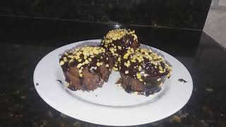 BOLINHOS DE CHOCOLATE E AMENDOIM NA AIR FRYER (ou forno)