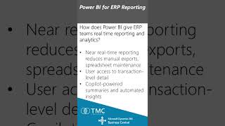 When ERP Reporting Goes Real Time #businesscentral #dynamics365 #msdyn365bc