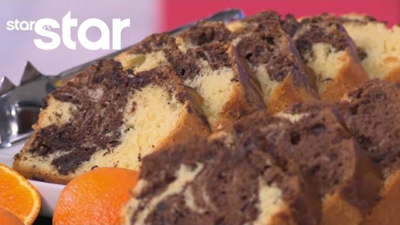 Μάρμπλ κέικ μανταρινιού | Σταύρος Βαρθαλίτης