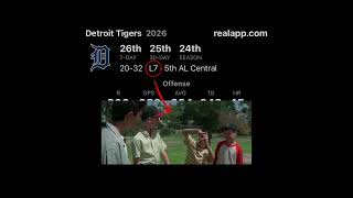 Tigers on a 7-game losing streak 😬 | #shorts #mlb #sandlot