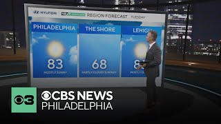 Beautiful spring weather continues in Philadelphia area Tuesday