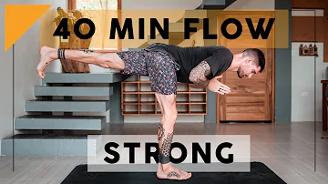 Strong 40 Minute Vinyasa Yoga Flow To Feel Your Best | Breathe and Flow Yoga
