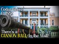 Cannon balls are still in the walls of cedar grove in vicksburg mississippi