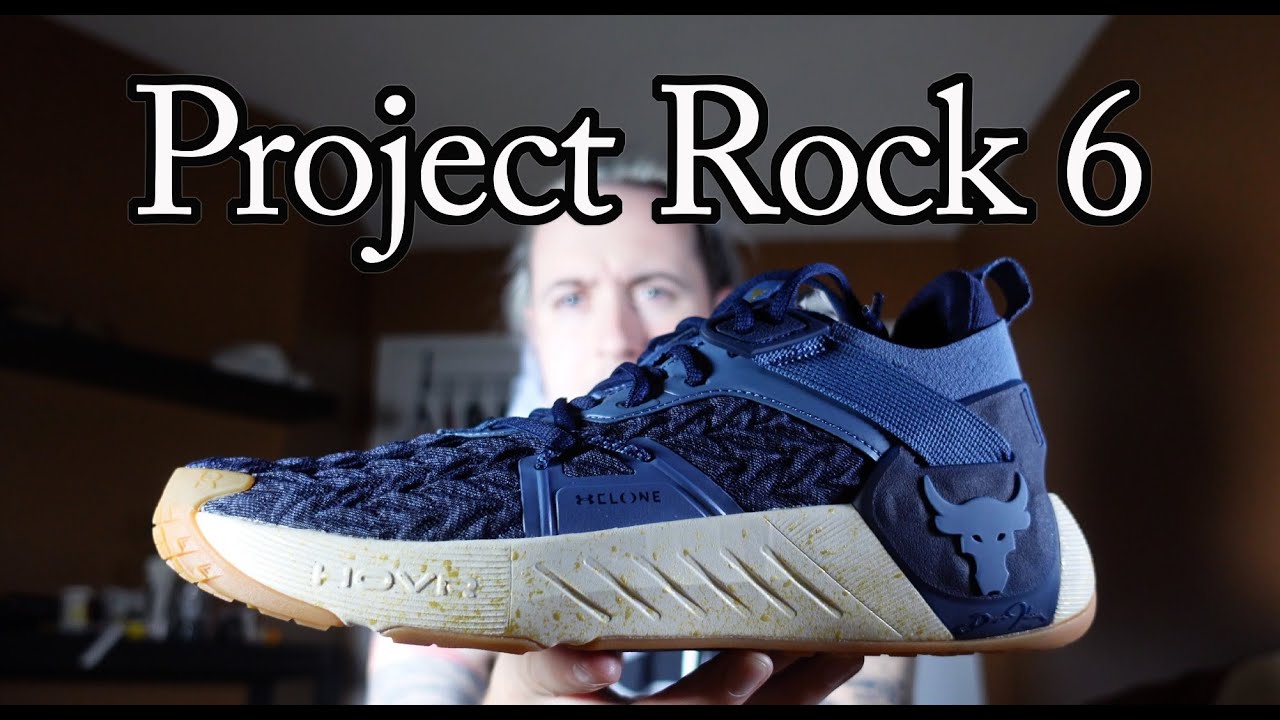 UA Project Rock 6 Under Armour Training Shoes Size Guide And Review. 