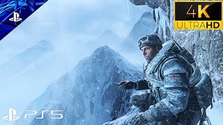 THE CLIFFHANGER | LOOKS ABSOLUTELY STUNNING | Realistic Graphics | [ 4K 60FPS ] Call OF Duty