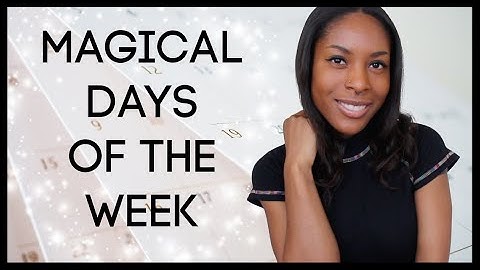 Magical Days of the Week || Gods That Rule & Spells To Cast || Witchcraft 101