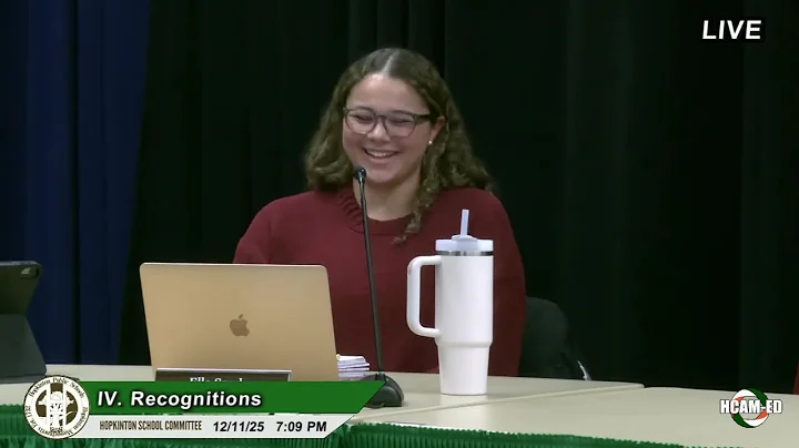 School Committee: December 11, 2025