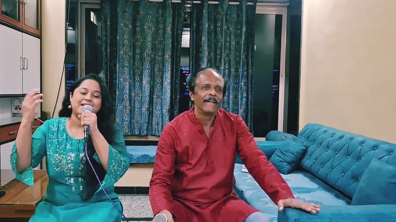 DAD DAUGHTER DUO SINGING OLD SONG - YAAD KIYA DIL NE KAHA .