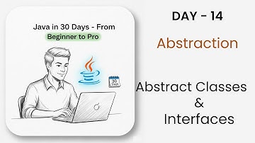 Abstraction in Java Explained with Examples | Abstract Classes & Interfaces Made Easy | DAY - 14