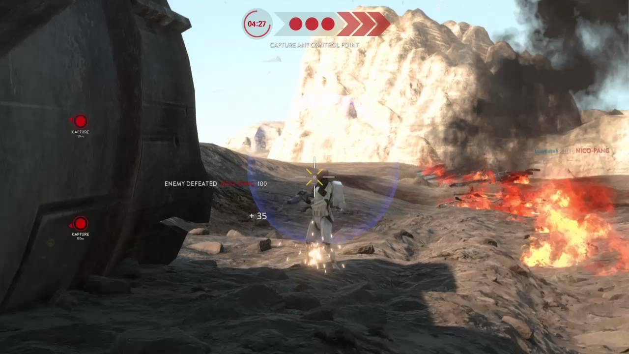 Rock paper scissors ( Swbf funny moment )