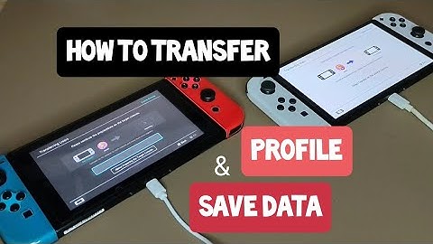 Nintendo Switch : How to transfer profile and Save Data