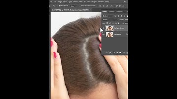 How to remove dandruff using dust and scratches filter in Photoshop 2024