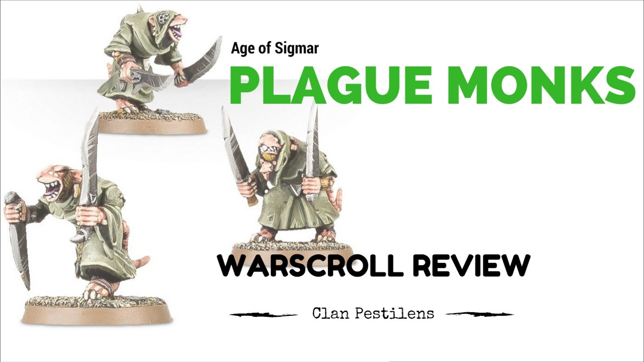 Warhammer Age of Sigmar Skaven Plague Monks NIB